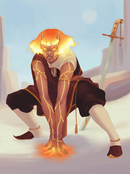 One of my D&amp;D OCs, Rashuna